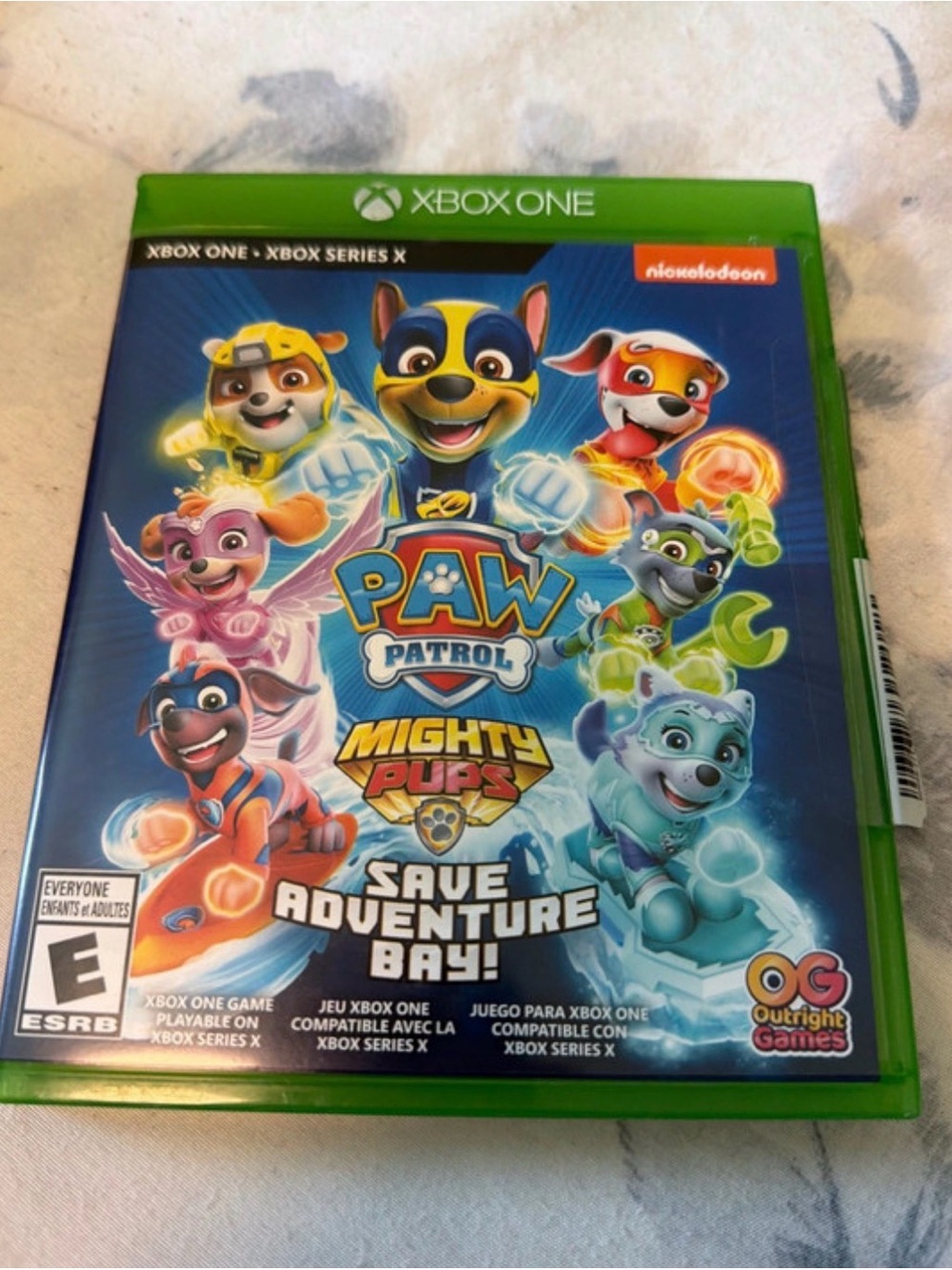 Paw Patrol Mighty Pups Save Adventure Bay XBox one game